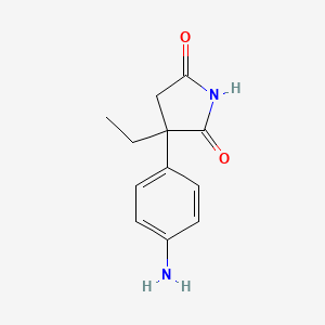 3-(4-Aminophenyl)-3-ethylpyrrolidine-2,5-dione