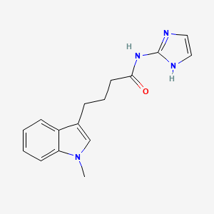 N-(1H-imidazol-2-yl)-4-(1-methyl-1H-indol-3-yl)butanamide