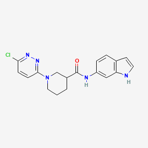 1-(6-chloropyridazin-3-yl)-N-(1H-indol-6-yl)piperidine-3-carboxamide