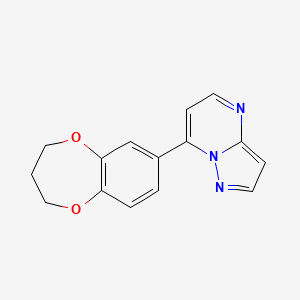 7-(3,4-dihydro-2H-1,5-benzodioxepin-7-yl)pyrazolo[1,5-a]pyrimidine