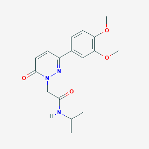 2-[3-(3,4-dimethoxyphenyl)-6-oxopyridazin-1(6H)-yl]-N-(propan-2-yl)acetamide