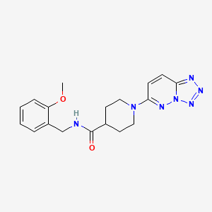 N-(2-methoxybenzyl)-1-(tetrazolo[1,5-b]pyridazin-6-yl)piperidine-4-carboxamide