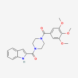 1H-indol-2-yl{4-[(3,4,5-trimethoxyphenyl)carbonyl]piperazin-1-yl}methanone