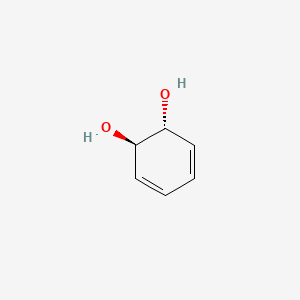 molecular formula C6H8O2 B1218380 (1R,2R)-cyclohexa-3,5-diene-1,2-diol CAS No. 18905-30-1