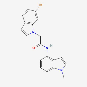 2-(6-bromo-1H-indol-1-yl)-N-(1-methyl-1H-indol-4-yl)acetamide