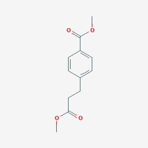 molecular formula C12H14O4 B121839 Methyl 4-(3-methoxy-3-oxopropyl)benzoate CAS No. 40912-11-6