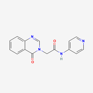 2-(4-oxoquinazolin-3(4H)-yl)-N-(pyridin-4-yl)acetamide