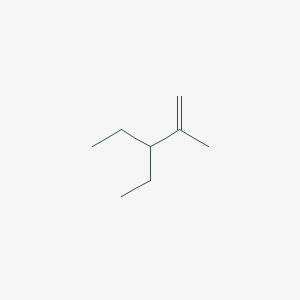 molecular formula C8H16 B012184 1-戊烯，3-乙基-2-甲基- CAS No. 19780-66-6