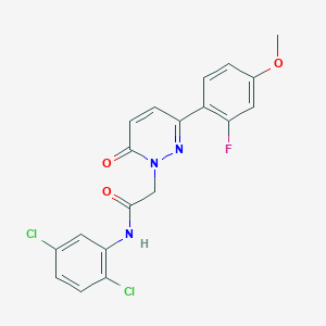 N-(2,5-dichlorophenyl)-2-(3-(2-fluoro-4-methoxyphenyl)-6-oxopyridazin-1(6H)-yl)acetamide