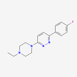 3-(4-Ethylpiperazin-1-yl)-6-(4-fluorophenyl)pyridazine