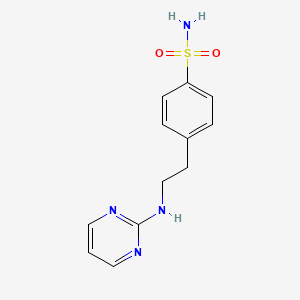 4-{2-[(Pyrimidin-2-yl)amino]ethyl}benzene-1-sulfonamide