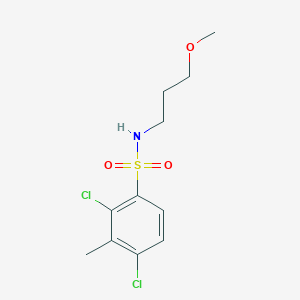 molecular formula C11H15Cl2NO3S B12184125 [(2,4-Dichloro-3-methylphenyl)sulfonyl](3-methoxypropyl)amine 