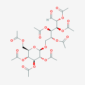 B1218414 6-O-(2,3,4,6-Tetra-O-acetyl-beta-D-glucopyranosyl)-D-glucose 2,3,4,5-tetraacetate CAS No. 53270-74-9