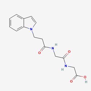 N-[3-(1H-indol-1-yl)propanoyl]glycylglycine