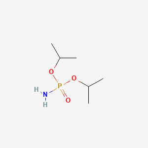 molecular formula C6H16NO3P B1218432 Phosphoramidic acid, bis(1-methylethyl) ester CAS No. 6415-20-9