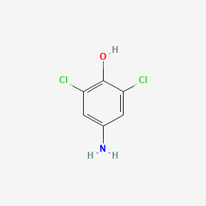 molecular formula C6H5Cl2NO B1218435 4-氨基-2,6-二氯酚 CAS No. 5930-28-9