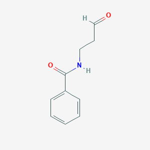 molecular formula C10H11NO2 B121844 N-(3-oxopropyl)benzamide CAS No. 158668-63-4