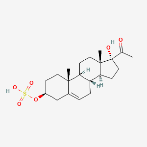 molecular formula C21H32O6S B1218442 17alpha-Hydroxypregnenolone sulfate 
