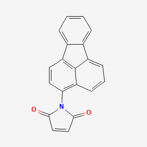 molecular formula C20H11NO2 B1218461 1H-Pyrrole-2,5-dione, 1-(3-fluoranthenyl)- CAS No. 60354-76-9
