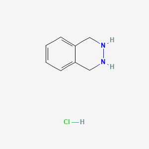 molecular formula C8H11ClN2 B1218462 1,2,3,4-四氢邻苯二嗪盐酸盐 CAS No. 60789-87-9