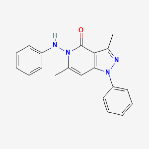 3,6-dimethyl-1-phenyl-5-(phenylamino)-1,5-dihydro-4H-pyrazolo[4,3-c]pyridin-4-one