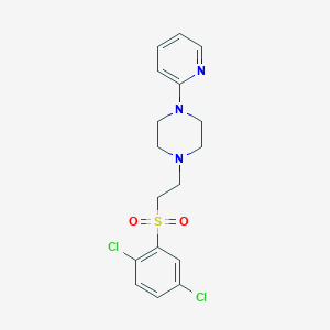 1,4-Dichloro-2-{[2-(4-(2-pyridyl)piperazinyl)ethyl]sulfonyl}benzene