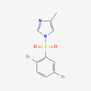 1-(2,5-dibromobenzenesulfonyl)-4-methyl-1H-imidazole