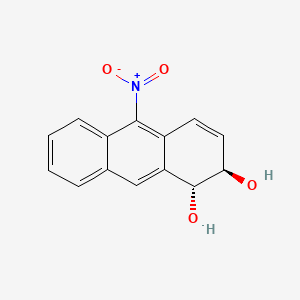 molecular formula C14H11NO4 B1218468 3,4-二羟基-9-硝基-3,4-二氢蒽 CAS No. 97509-27-8