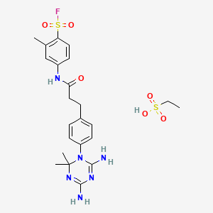 molecular formula C23H31FN6O6S2 B1218470 Baker's Antifol CAS No. 21321-03-9