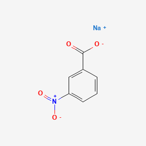 molecular formula C7H4NNaO4 B1218478 Sodium 3-nitrobenzoate CAS No. 827-95-2