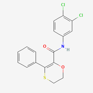 N-(3,4-dichlorophenyl)-3-phenyl-5,6-dihydro-1,4-oxathiine-2-carboxamide