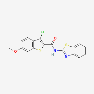 Benzo[b]thiophene-2-carboxamide, N-2-benzothiazolyl-3-chloro-6-methoxy-