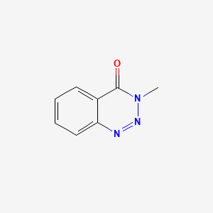molecular formula C8H7N3O B1218484 3-甲基-1,2,3-苯并三唑-4(3H)-酮 CAS No. 22305-44-8