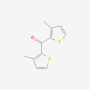 molecular formula C11H10OS2 B121849 Bis(3-methyl-2-thienyl)methanone CAS No. 30717-55-6