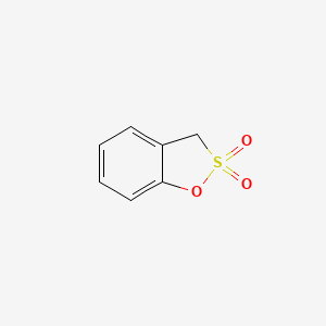 molecular formula C7H6O3S B1218492 3H-1,2-Benzoxathiole, 2,2-dioxide CAS No. 10284-44-3