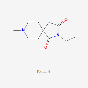 molecular formula C11H19BrN2O2 B1218494 RS-86 hydrobromide CAS No. 7524-74-5
