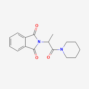 2-[1-oxo-1-(piperidin-1-yl)propan-2-yl]-1H-isoindole-1,3(2H)-dione