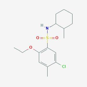 [(5-Chloro-2-ethoxy-4-methylphenyl)sulfonyl](2-methylcyclohexyl)amine