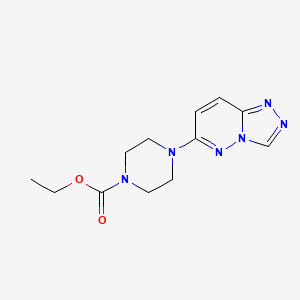 Ethyl 4-([1,2,4]triazolo[4,3-b]pyridazin-6-yl)piperazine-1-carboxylate