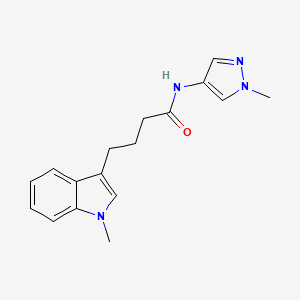 4-(1-methyl-1H-indol-3-yl)-N-(1-methyl-1H-pyrazol-4-yl)butanamide