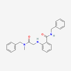 N-benzyl-2-({[benzyl(methyl)carbamoyl]methyl}amino)benzamide