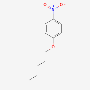 molecular formula C11H15NO3 B1218527 对戊氧基硝基苯 CAS No. 63469-11-4