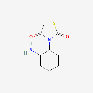 3-(2-Aminocyclohexyl)-1,3-thiazolidine-2,4-dione