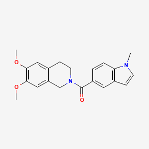 (6,7-dimethoxy-3,4-dihydroisoquinolin-2(1H)-yl)(1-methyl-1H-indol-5-yl)methanone