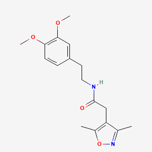 N-[2-(3,4-dimethoxyphenyl)ethyl]-2-(3,5-dimethyl-1,2-oxazol-4-yl)acetamide