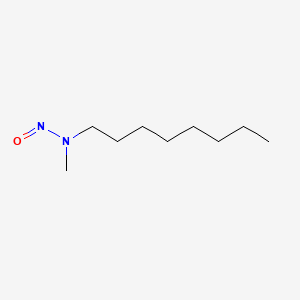 molecular formula C9H20N2O B1218565 1-辛胺，N-甲基-N-亚硝基- CAS No. 34423-54-6