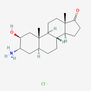 molecular formula C19H32ClNO2 B1218566 Aminosteroid CAS No. 51740-76-2