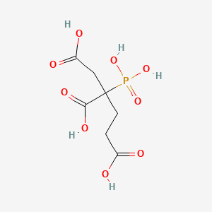 molecular formula C7H11O9P B1218570 2-Phosphonobutane-1,2,4-tricarboxylic acid CAS No. 37971-36-1