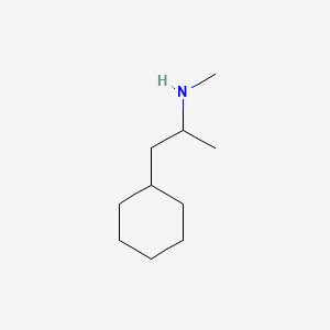 molecular formula C10H21N B1218579 Propylhexedrine CAS No. 101-40-6