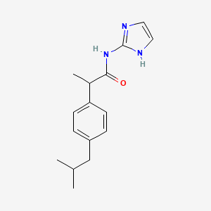 N-(1H-imidazol-2-yl)-2-[4-(2-methylpropyl)phenyl]propanamide